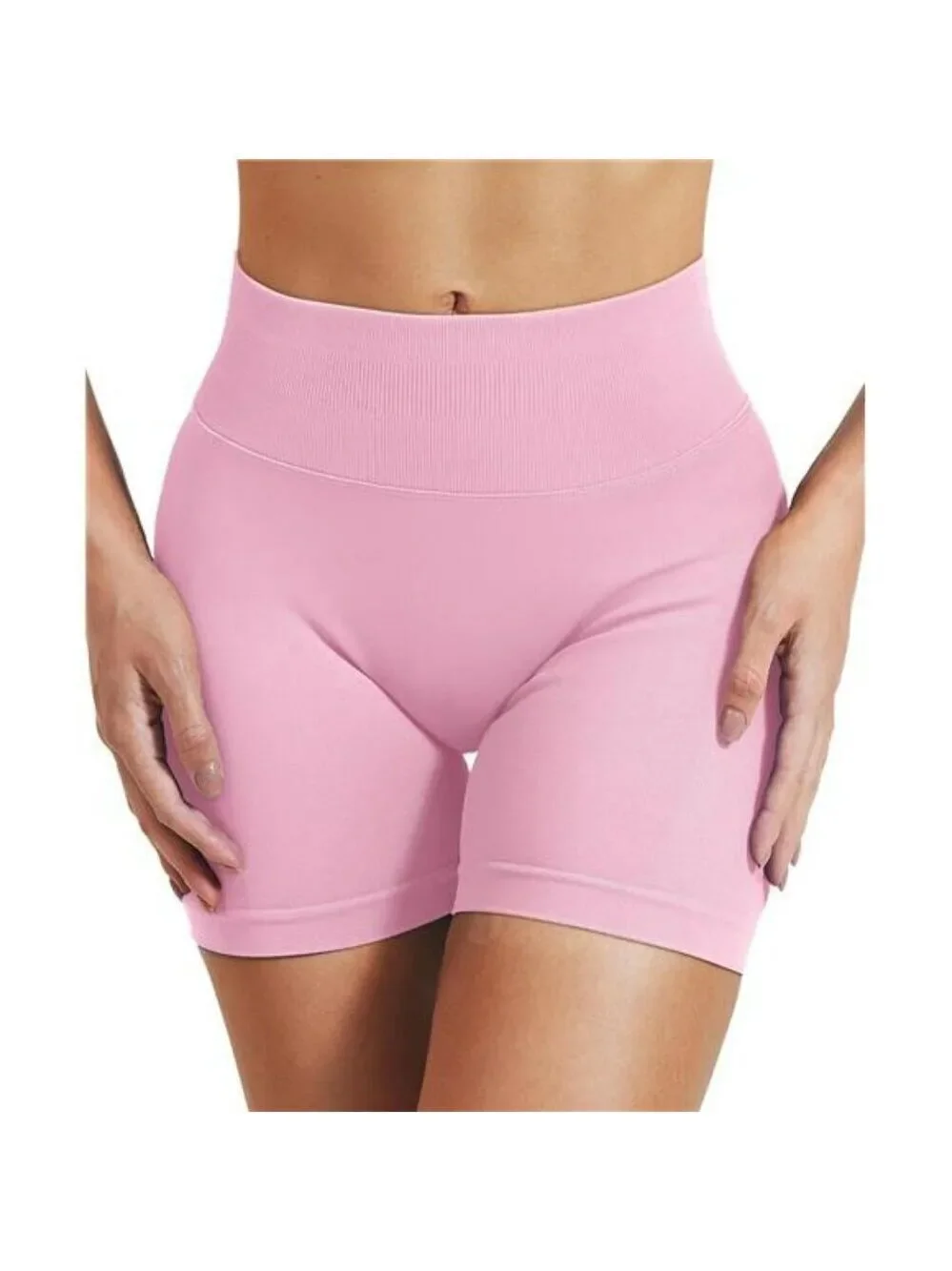 VOYJOY Scrunch Butt Workout Shorts Women Seamless Booty Biker Gym Tummy Control